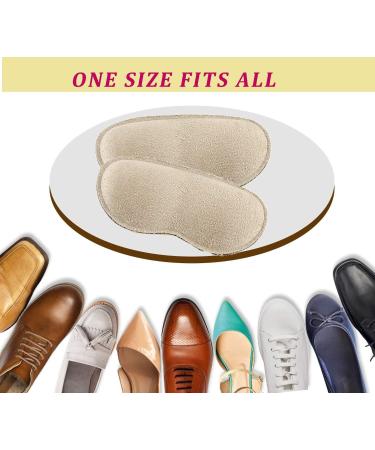 Heel Grips & Pads for Men and Women - 4 Pairs | Self-Adhesive Cushion Inserts for Loose Shoes | Heel Pain Relief | Bunion Callus Blister Protection - Buy Online on GoSupps.com