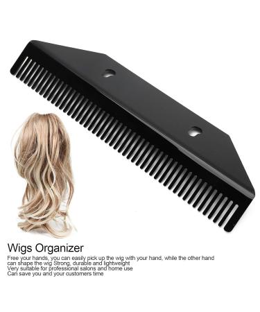 Premium Acrylic Hair Extension Caddy - Large Black Wigs Organizer & Wall Bracket Display for Hair Strands & Extensions - Buy Online on GoSupps.com