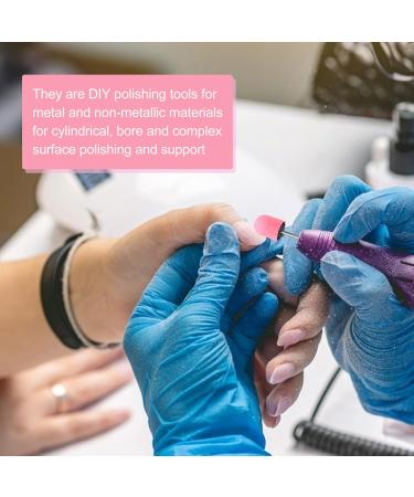 Beaupretty 10pcs Grinding Sand Cap Bit - Electric Nail File Grinding Head for Manicure & Nail Art - Polishing Caps in Pink - Buy Online on GoSupps.com