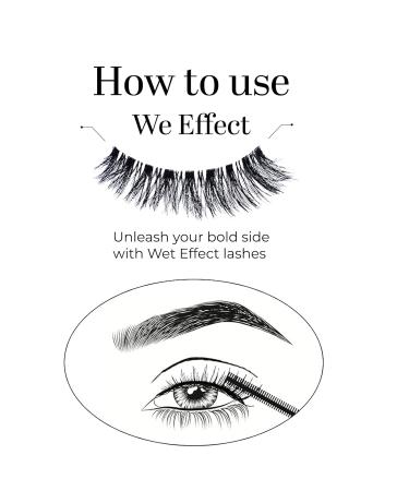 Shop Gabeena Self-Adhesive False Eyelashes Waterproof Reusable Wispy Lash Extensions for a Natural Look Flexible & Trimmable International Shipping Available - Buy Online on GoSupps.com
