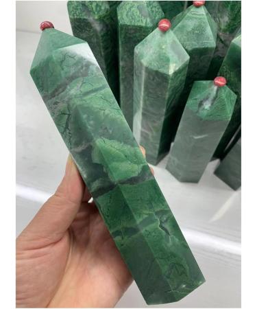 Natural Crystal Rough Crystal Tower Natural African Emerald Crystal Gem Room Office Decoration Gift Hand Polished (Size : 850-900g) - Buy Online on GoSupps.com