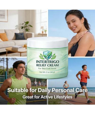 OcoSlow Intertrigo Cream for Belly Folds Skin Fold Barrier Cream with Zinc Oxide & Undecylenic Acid Fast-Drying Non-Greasy Daily Care for Friction-Prone Areas(1) - Buy Online on GoSupps.com