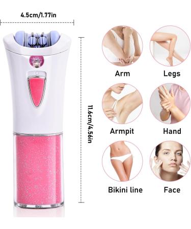 Jinlaili Women's Epilator - LED Hair Removal for Body Face Armpit & Bikini - Battery Operated (Not Included) - Smooth Skin Anywhere - Buy Online on GoSupps.com