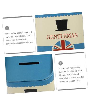 Angoily Blade Storage Box - Safe Vintage Razor Blade Container & Dispenser for Face Razors | International Shipping Available - Buy Online on GoSupps.com