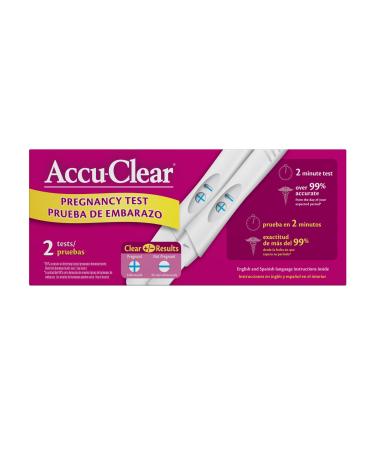 Accuclear Pregnancy Test, 2-Count (Pack of 2)