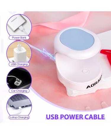 AORAEM Mini Nail Lamp 16W LED Nail Light for Gel Nails Quick Drying - Blue - Buy Online on GoSupps.com
