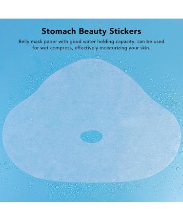 Belly Stickers Liposuction Patches Stomach 50 pieces Cotton Ultra Thin Belly Stomach Pads Wet Compress Moisturizing Navel Hole For Women Salon Use - Buy Online on GoSupps.com