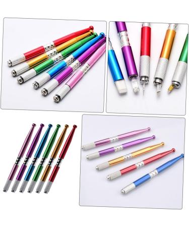 NOLITOY 6pcs Pen Pens Pencil Manual Embroidered Steel Permanent Eyebrow Stainless for Professional Supplies - Buy Online on GoSupps.com