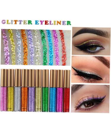 FRCOLOR 10pcs Liquid Liquid Eye Shadow Glitter Eyeliner Liquid Eyeliner Colorful - Buy Online on GoSupps.com