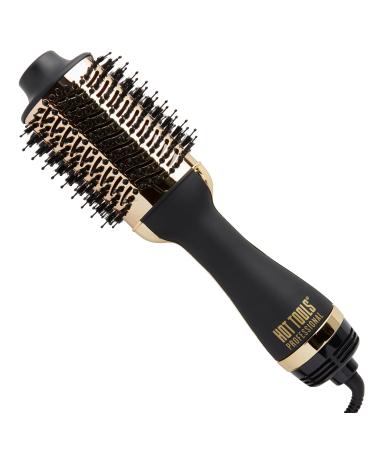 Hot Tools 24K Gold One-Step Hair Dryer and Volumizer | Style and Dry, Professional Blowout with Ease 1.0 NON-DETACHABLE - Buy Online on GoSupps.com