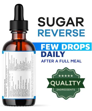 (2 Pack) Sugar Reverse - Sugar Reverse Drops Sugar Reverse Drops Reviews Sugar Reverse Reviews Sugar Reverse Drops Official Liquid Supplement Support SugarReverse Drop 2 Bottles for 2 Months - Buy Online on GoSupps.com