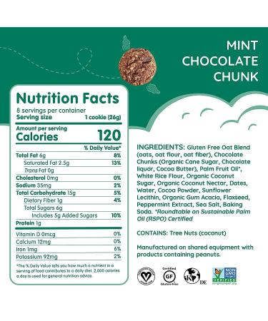 Maxine's Heavenly Mint Chocolate Chunk Soft-Baked Cookies - 7.2 oz (204g) - Buy Online on GoSupps.com