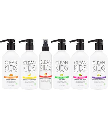 Clean Kids Naturally Mango Mist Spray Detangler 8oz - Gentle Hair Detangling Solution - Buy Online on GoSupps.com