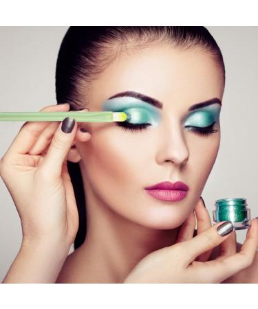 Makeup Brushes Set 4 in 1 Retractable Make up Brushes Set with Holder Portable Face Powder Eyeshadow Brushes Small Multifunctional Travel Cosmetic Brushes (Green) - Buy Online on GoSupps.com