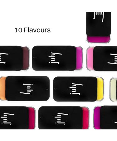 July Beetroot Heart Lip Balm - 24hr Moisturization Hydrate & Lighten SPF 15 Jojoba & Almond Oil Soft Plump Lips for Men & Women - 10gm - Buy Online on GoSupps.com