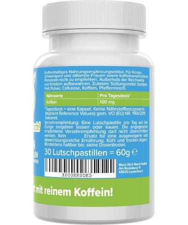 Caffeine Lollipop - 100mg Fast-Acting Energy | Made in Germany | Lab Tested No Additives | Go Awake!  - Buy Online on GoSupps.com