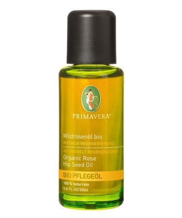 Primavera care oil wild rose oil organic 30 ml - natural herbal power - glass bottle - aroma oil body oil body oil natural cosmetics - intensive regenerating smoothing moisturizing - vegan