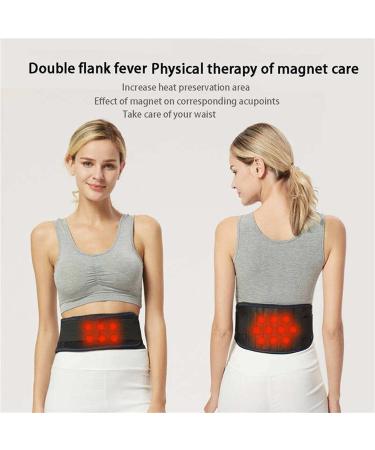 Thermally Self-Warming Magnetic Support Belt for Lower Back - Lumbar Strap & Posture Correction Corset for Seniors | Black Large - Ideal Gift for Comfort & Relief - Buy Online on GoSupps.com