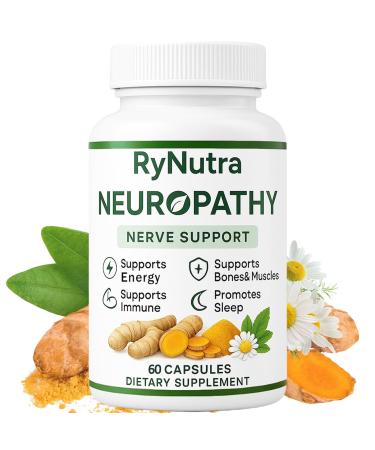 Zotreval Rynutra Nerve Support Nerve Health & Wellness Supplement with Vitamins C B12 Supports Energy Nervous System & Overall Well-Being 60 Capsules