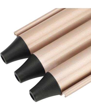 Buy 5-in-1 Curling Wand Set - Interchangeable Barrels Heat Protective Glove Instant Heat Up - Professional Hair Styling Tool in Rose Gold - International Shipping Available - Buy Online on GoSupps.com