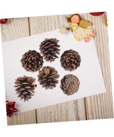 ABOOFAN 72 Pcs Xmas Pine Cone Ornaments Christmas Pine Cone Pine Cone Decorations Pine Needles Natural - Buy Online on GoSupps.com