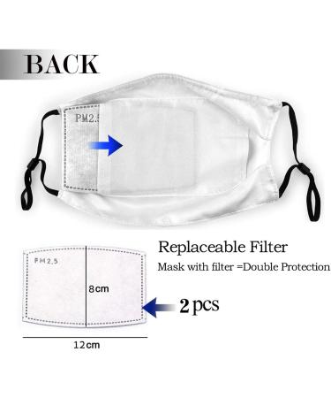 Xcngg Smiling Beard Face Mask for Men - Reusable Cloth Bandana with Filter | Comfortable & Washable Balaclava - 2 Filter Packs Included - Buy Online on GoSupps.com