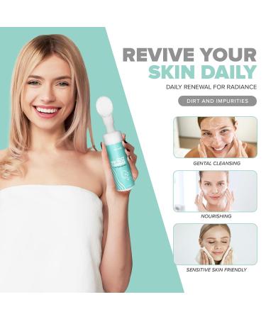 Pure Aroma Hydrating Daily Facial Cleanser | Foaming Face Wash & Makeup Remover with Hyaluronic Acid | Fragrance-Free Paraben-Free Sulfate-Free | All Skin Types | International Shipping - Buy Online on GoSupps.com