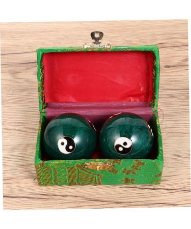 Frcolor Baoding Balls - 2 Pairs Gemstone Hand Massage Balls for Fitness & Relaxation | International Shipping - Buy Online on GoSupps.com