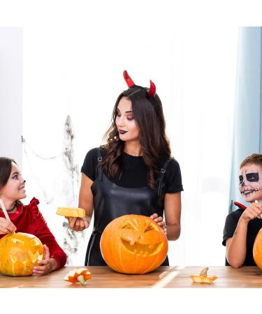 SONGQEE Devil Horns Headband Red Halloween Headband for Women Devil Horns Headband for Girls Demon Horns Hair Bands for Halloween Accessories - Buy Online on GoSupps.com