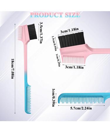 OneNine Cosmetics 5 PCS 3-in-1 Brow Comb & Eyelash Brush Set | Double-Sided Control & Edge Hair Brush for Precision Grooming - Buy Online on GoSupps.com
