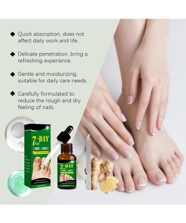 VKaoess Ginger nail essence with strengthener and cuticle oil Growth care for damaged and weak nails Extra strong hardener and thick toenail softener Includes brightener 30ml 2 bottles - Buy Online on GoSupps.com