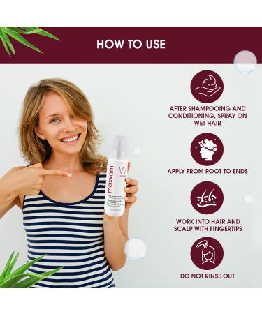 Maxxam Hair & Scalp Mender Leave-in Spray - Moisturizes & Rejuvenates Dry Scalp & Damaged Hair | Alcohol Free | 8 Fl Oz - International Shipping Available - Buy Online on GoSupps.com