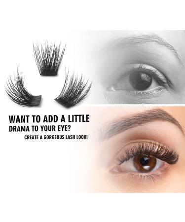 Eyelash Evolution DIY Extension Korean PBT Fiber 3D Effect Mixing Length - Reusable 20 Lash Clusters for Volume Look - 12mm 14mm 16mm - Multi-pack 20pcs - Buy Online on GoSupps.com