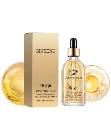 Ginseng Polypeptide Anti-Ageing Face Serum Ginseng Extract Rejuvenating Face Serum for Women & Men - 3.4 Fl Oz (100ml)