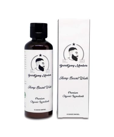 Hemp Beard Wash by BeardGang Members | Hemp oil | Premium Beard Wash | Hemp seed oil | Argan oil | Sulphate Free | The Future of Beard Grooming Y