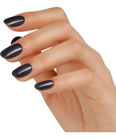 BLUESKY Gel Nail Polish Overtly Onyx Mini 80540 Black Dark Blue Long Lasting Chip Resistant 5 ml Requires Drying Under UV LED Lamp - Buy Online on GoSupps.com