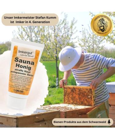 Imkergut Sauna Honey Peeling | 100% Natural Honey Exfoliant from Black Forest Beekeeper | 100g Tube - Buy Online on GoSupps.com