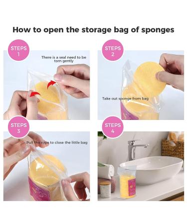 GAINWELL Compressed Facial Sponges - 100 Count for Personal Spa and Esthetician Use - Buy Online on GoSupps.com