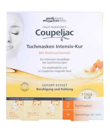 Dr. Theiss Naturwaren GmbH Skin in Balance Coupeliac Sheet Masks Intensive Treatment 1 Set