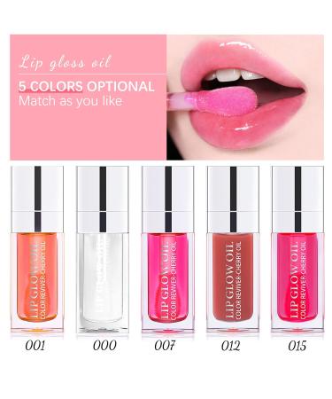 MXYWO Plumping Lip Oil 6ML - Hydrating Lip Glow Tinted Balm - Lasting Moisturizing Gloss for Natural Plumped Lips (012 Rosewood) - Buy Online on GoSupps.com