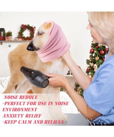 Pattepoint Die Muffs Noise Protection - Comfy Earmuffs for Small Dogs & Cats | Hooded Sweatshirts for Anxiety Relief | Rosa M Pink - Warm Neck & Ears - Buy Online on GoSupps.com