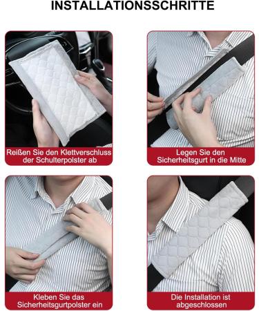 Multifunctional Belt Cushion for Kids & Adults - Soft Comfortable Car Seat Pads (Black) - Enhance Travel Safety & Comfort - Buy Online on GoSupps.com