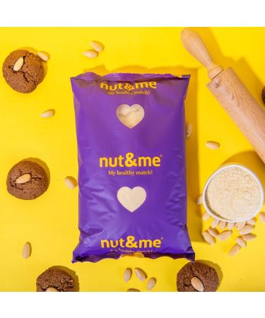 useme Almond flour Realfooding 5 KG KETO nut&me 100 almond Extra fine Gluten Free Vegetarian and vegan Keto diet Baking Sugar Free Without preservatives or additives Almond flour 5 kg - Buy Online on GoSupps.com