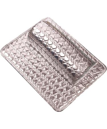 1 Set Nail Rest Pillow -Resistance Comfortable Manicure Art Wrist Support Holder Pad for Beauty Silver - Buy Online on GoSupps.com