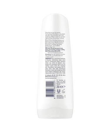 Dove Hair Conditioner Oil Care - Nourishing Treatment for Brittle & Dry Hair | Bio-Restore Complex | 200ml | Pack of 6 - International Shipping Available - Buy Online on GoSupps.com
