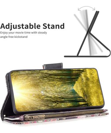 VQWQ Mobile Phone Case for Xiaomi Redmi Note 12 5G & Poco X5 - Protective Leather Cover with Lanyard & Magnetic Zipper Folding Design - Buy Online on GoSupps.com