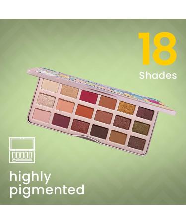 Ccolor Cosmetics Fairy Tale 2 Eye Shadow Palette - 18 Vibrant Matte & Shimmer Shades Long Lasting Travel-Size Makeup with Mirror - Perfect for International Shipping - Buy Online on GoSupps.com