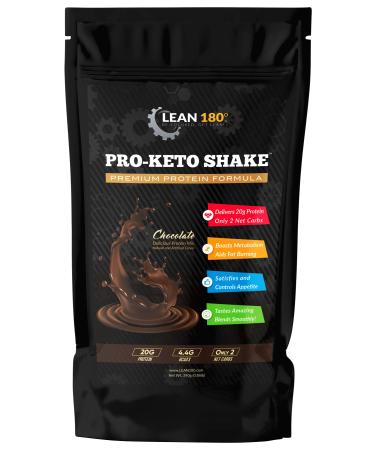 Pro Keto Shake - Best Tasting Low Carb Low Sugar Clean Protein Shake for Keto and all Diets Weight Loss (Chocolate)