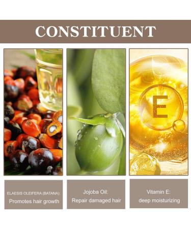 120ml Batana Oil for Hair Growth Smoothing Hair Serum Hair Care for Damaged Hair Batana Oil Hair Smoothing Conditioner Hair Growth Women Raw Batana Oil for Hair Growth Hair Growth Serum for Women - Buy Online on GoSupps.com