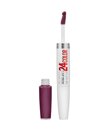 Maybelline SuperStay 24  2-Step Liquid Lipstick  Extreme Aubergine 270 EXTREME AUBERGINE 1 Count (Pack of 1)